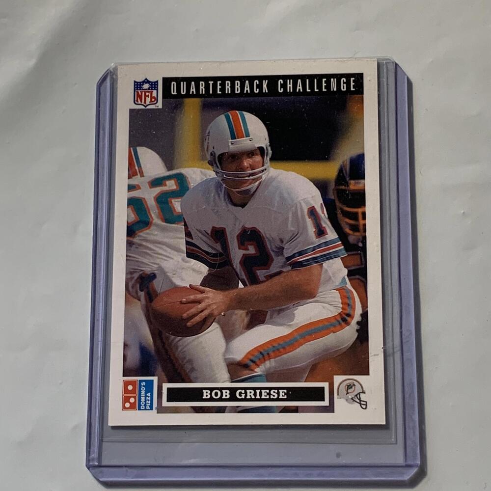 1989 Donruss Quarterback‎ Challenge Bob Griese Trading Card